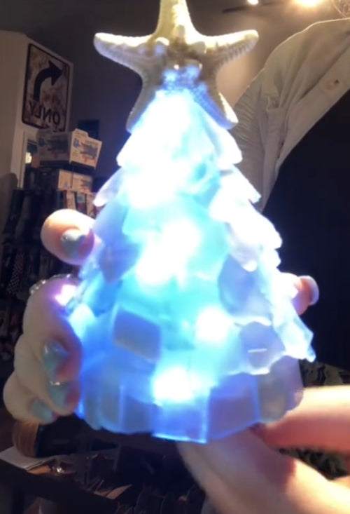 🎄Sea Glass Christmas Tree
