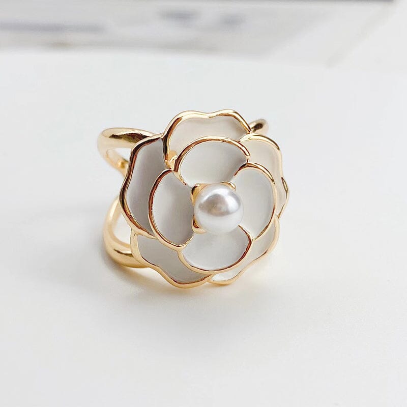 Buy one get one free-Camellia Scarf Buckle