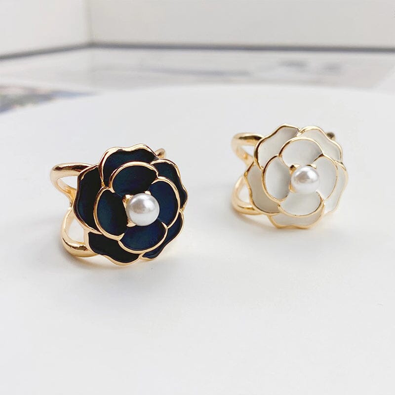 Buy one get one free-Camellia Scarf Buckle