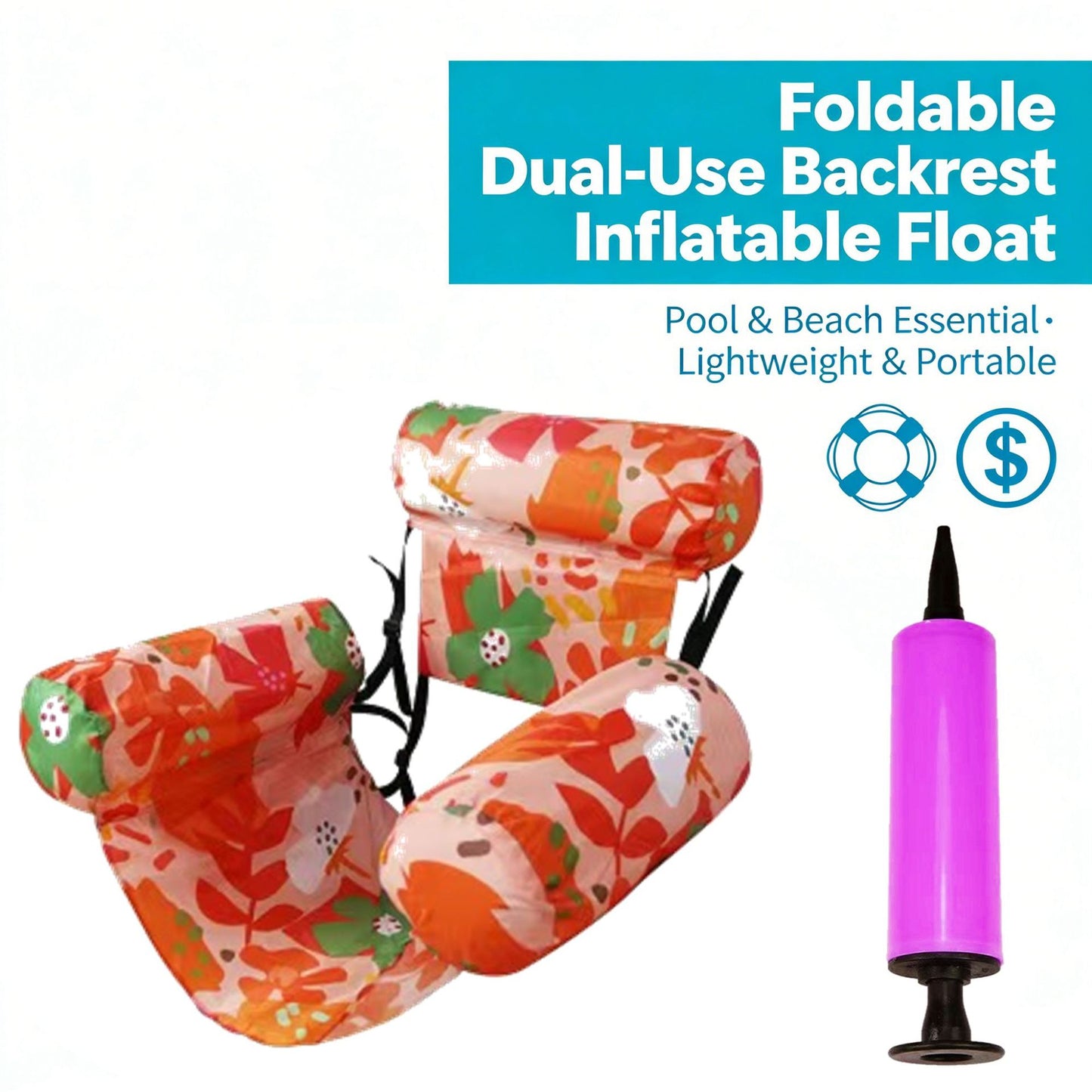 🏝️Summer Best-Seller 49% off🏊♂️ Foldable Inflatable Pool Lounger