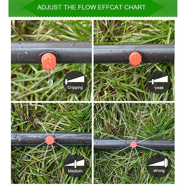 Aquaflow Adjustable Irrigation Drippers Sprinklers | Set of 30 PCS