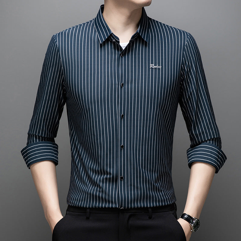 ๐ฅ๐Men's Classic Wrinkle-Free Striped Shirt