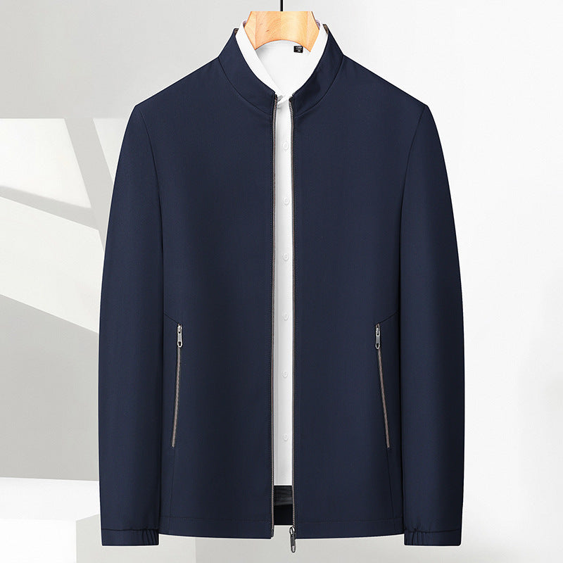π§₯ β¨ Men's Standing Collar Zipper Jacket - Modern Casual Design with Lightweight Warmth for Everyday Style β‘π