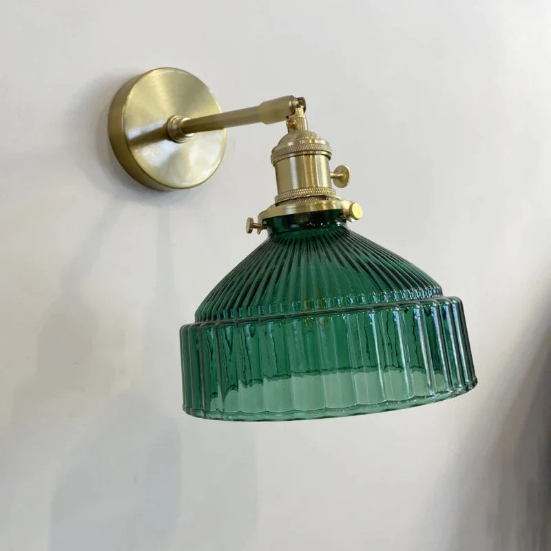 Colorful and elegant glass wall sconces