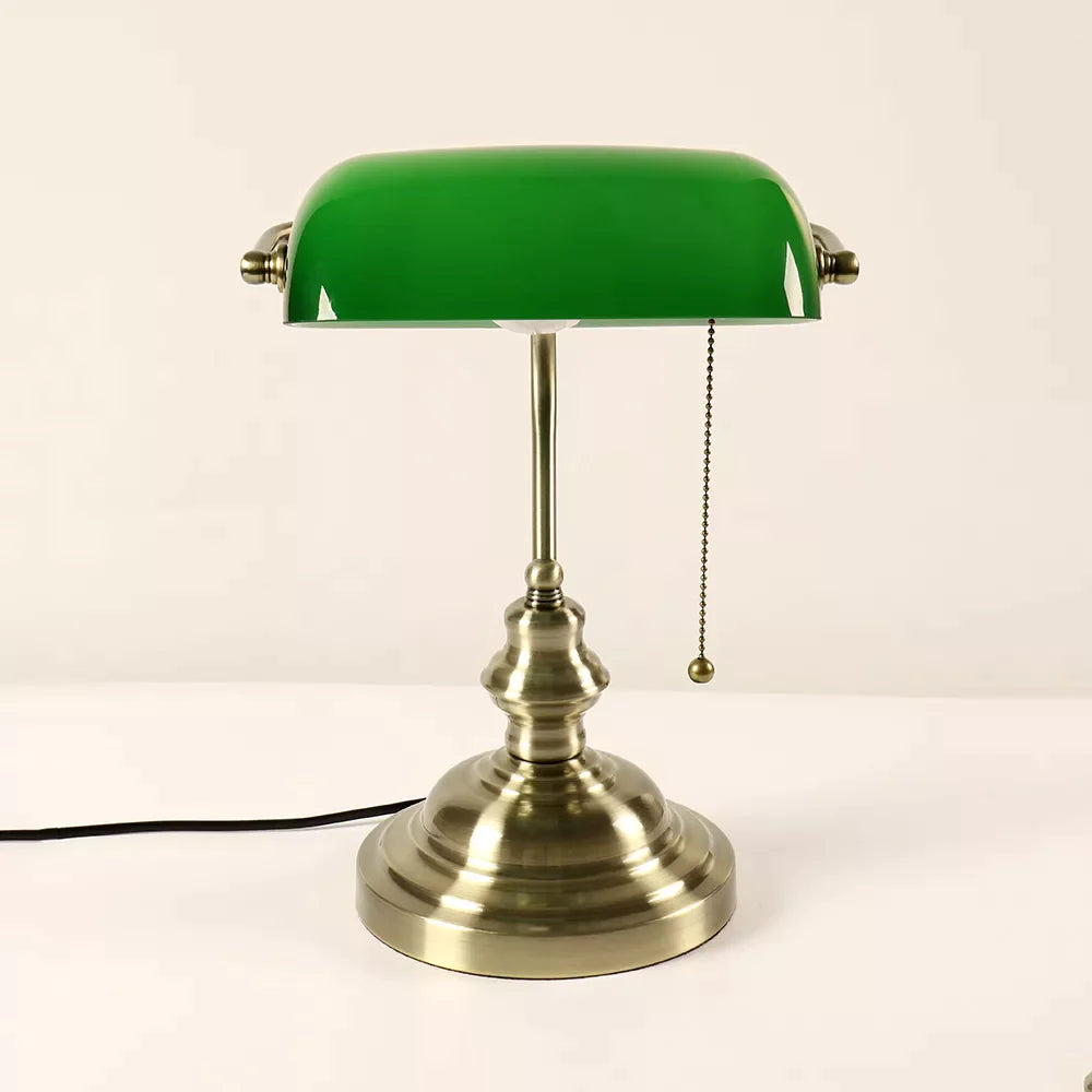 Vintage Banker Desk Lamp