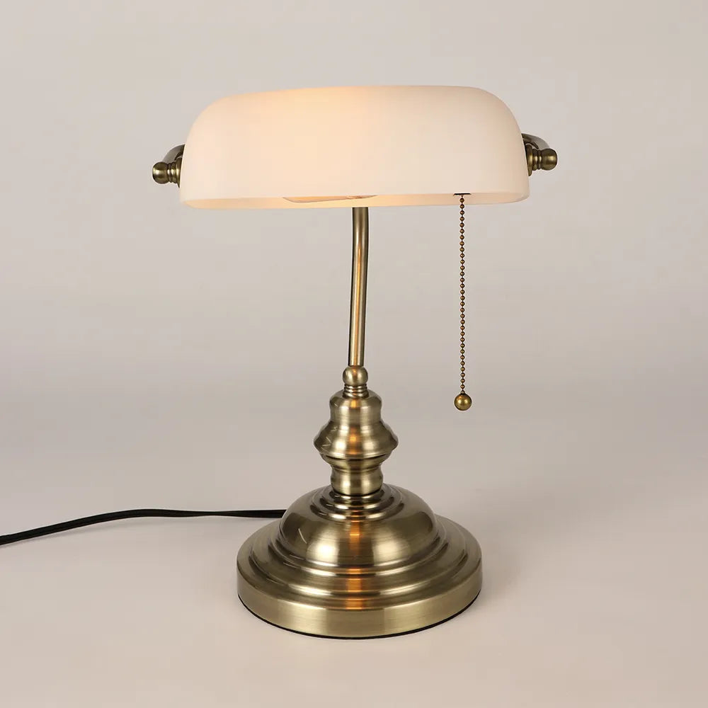 Vintage Banker Desk Lamp