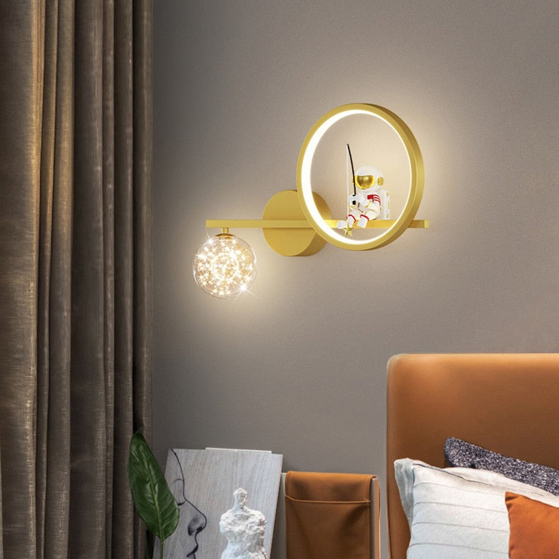Nordic Modern LED Wall Lamp for Children Room