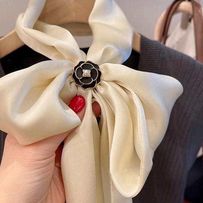 Buy one get one free-Camellia Scarf Buckle