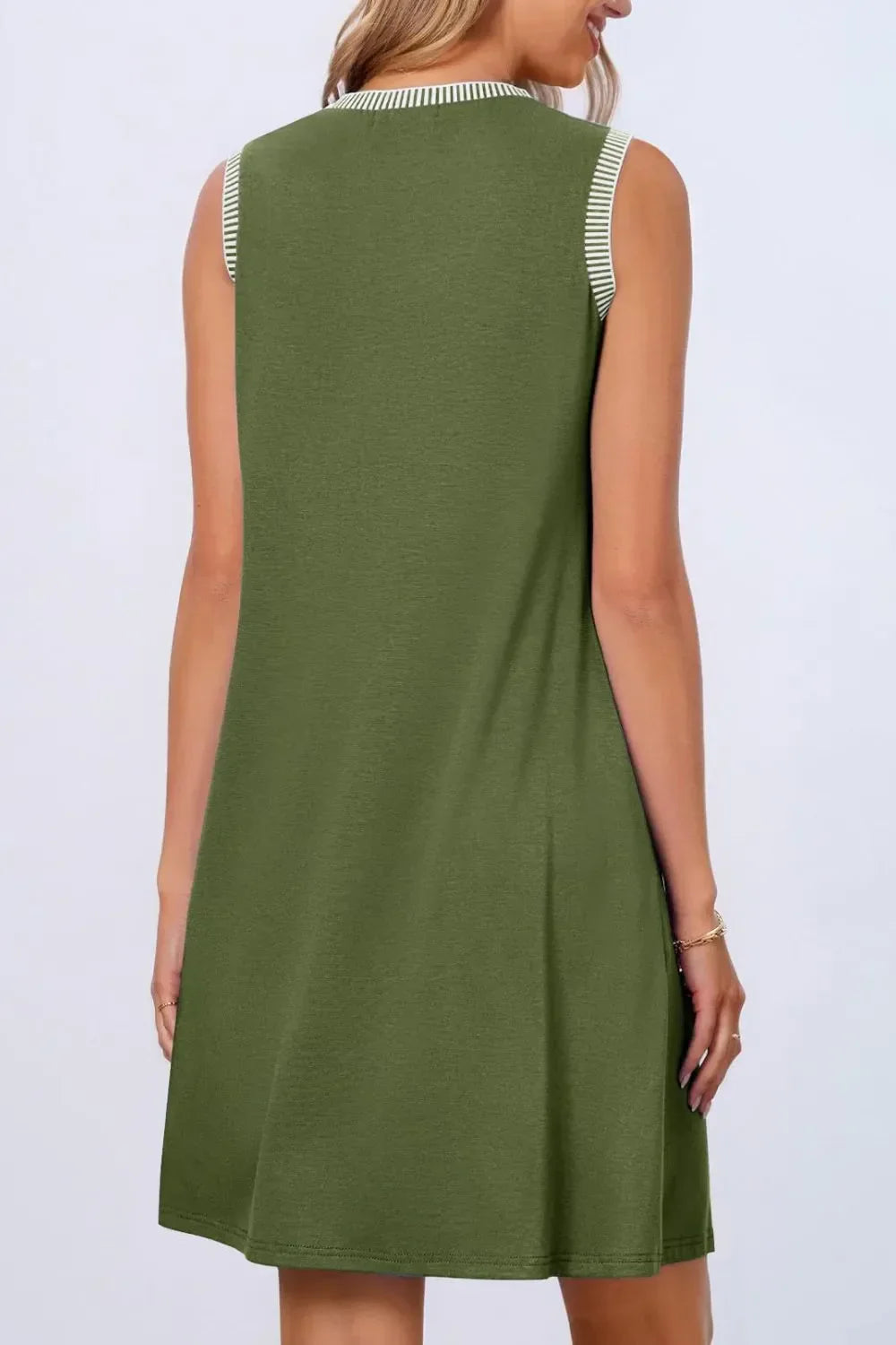 💃Women's Casual Sleeveless Crew Neck Midi Dress