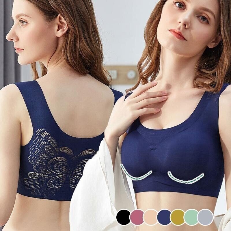 🔥🔥-ULTRA-THIN PLUS SIZE ICE SILK COMFORT BRA