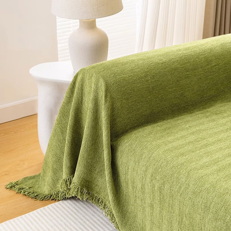 ✨✨Herringbone Chenille Sofa Cover