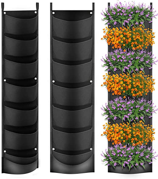 7 Pockets Hanging Vertical Planter