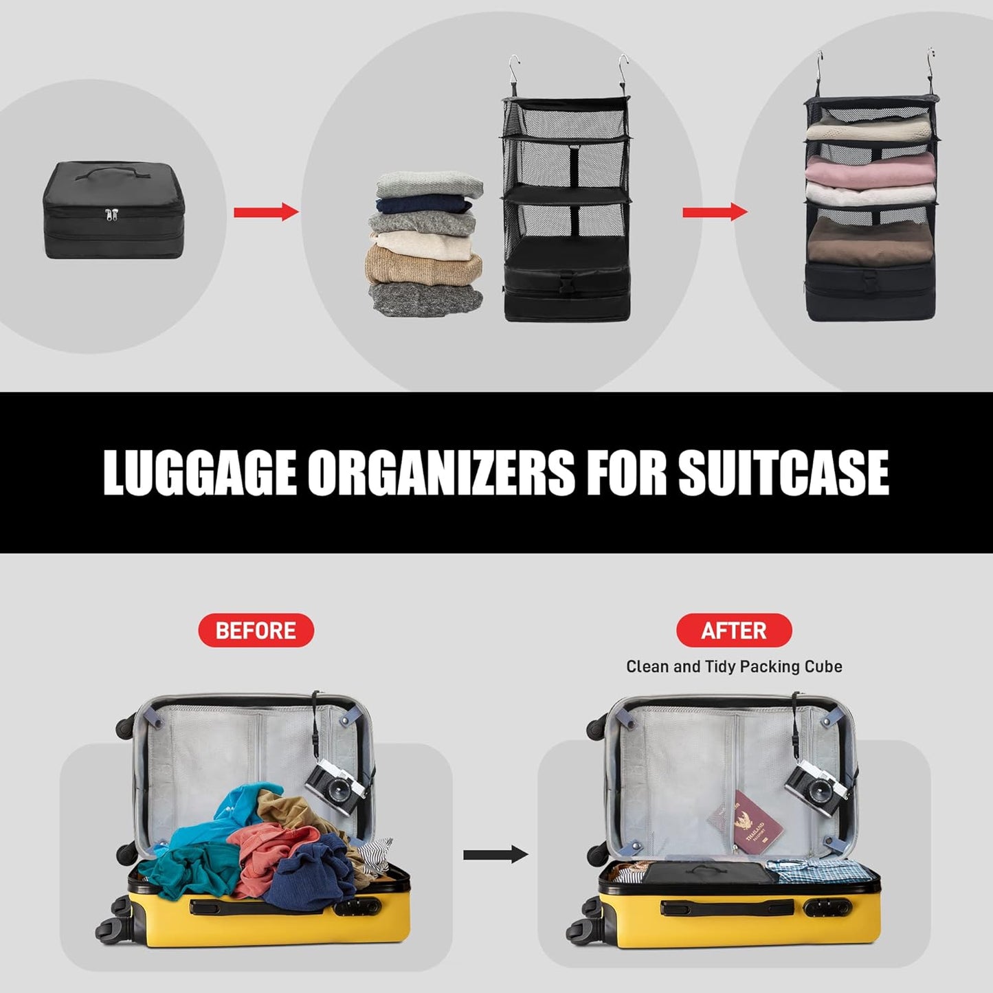 🔥🧳Triple Organizer Hanging Bag(buy 2 free shipping)
