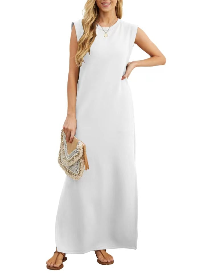 💥💕NEW CASUAL LOOSE SPLIT WRINKLE-FREE MAXI DRESS