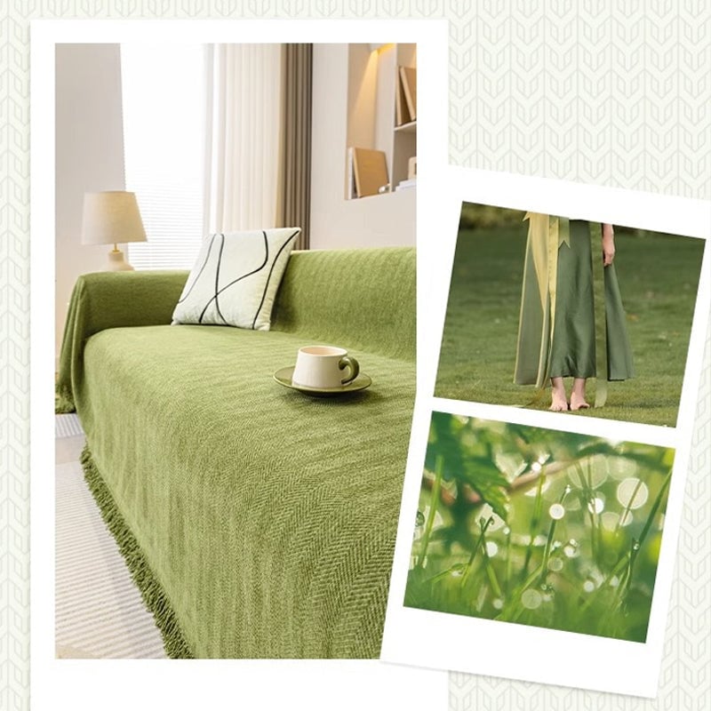 ✨✨Herringbone Chenille Sofa Cover