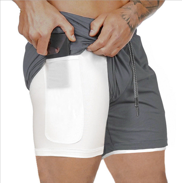 ✨Men's 2 in 1 quick-dry gym shorts