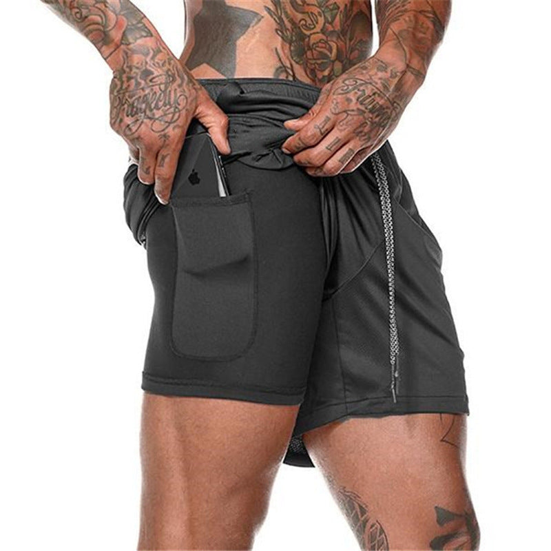 ✨Men's 2 in 1 quick-dry gym shorts