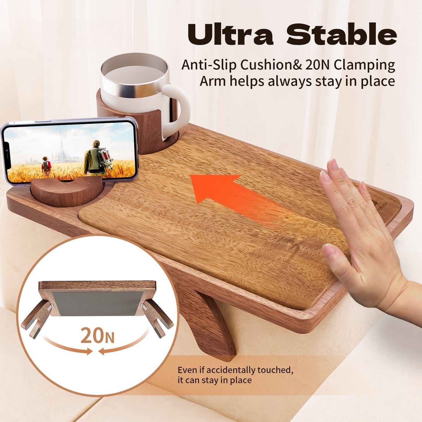 Sofa Cup HolderTray