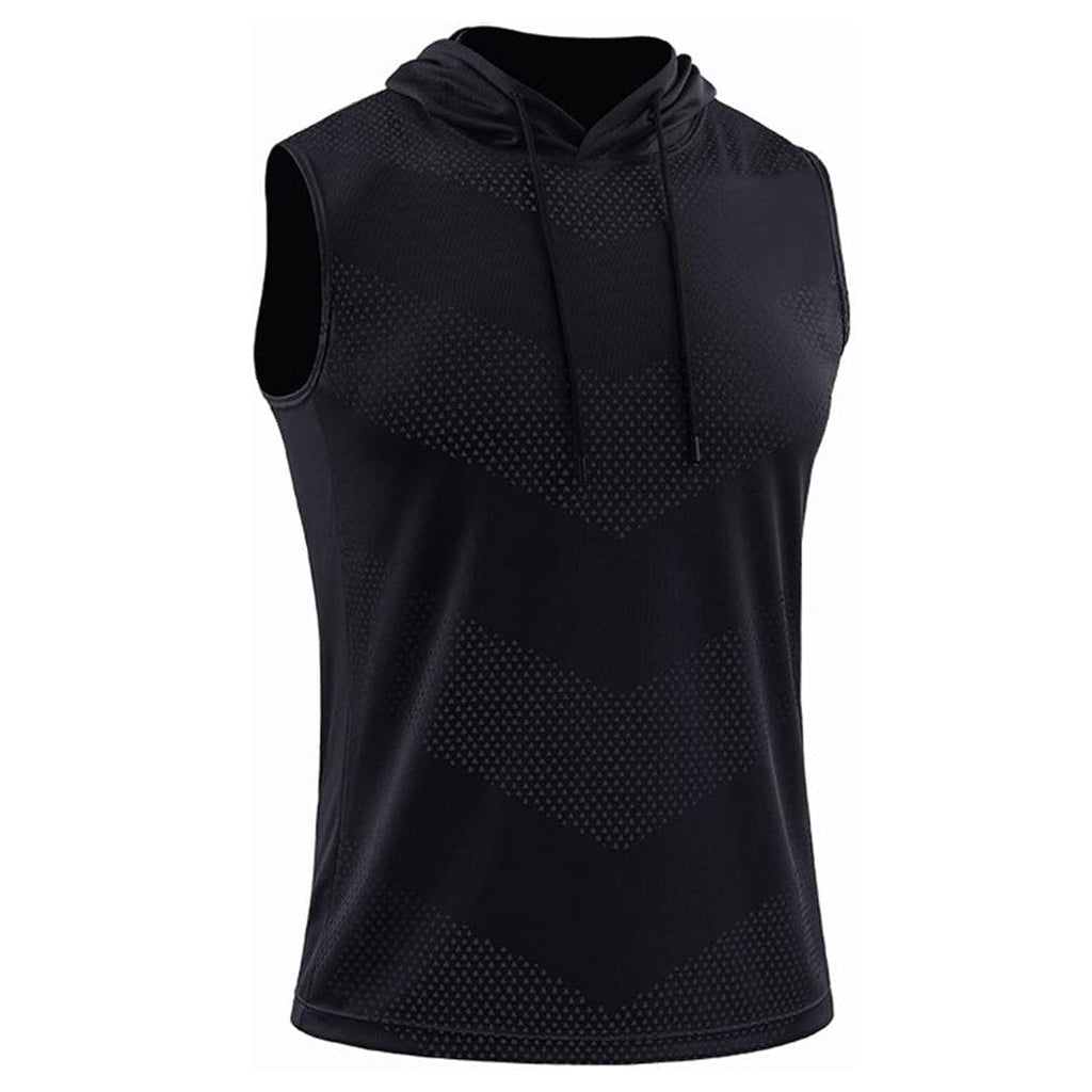 🔥🎁Sleeveless Dri-Fit Hooded Workout Shirts