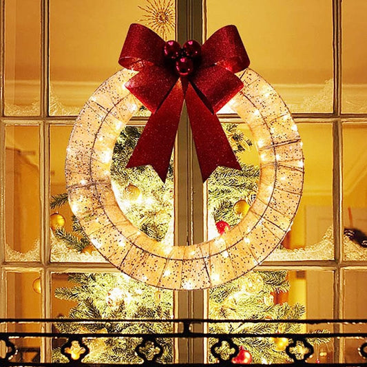 💖Outdoor Christmas LED wreath