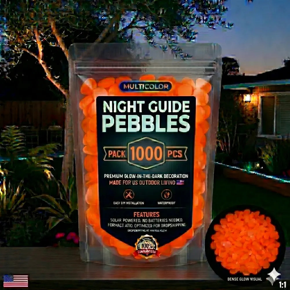 🌟Glowing Garden Pebbles——Make your garden beautiful