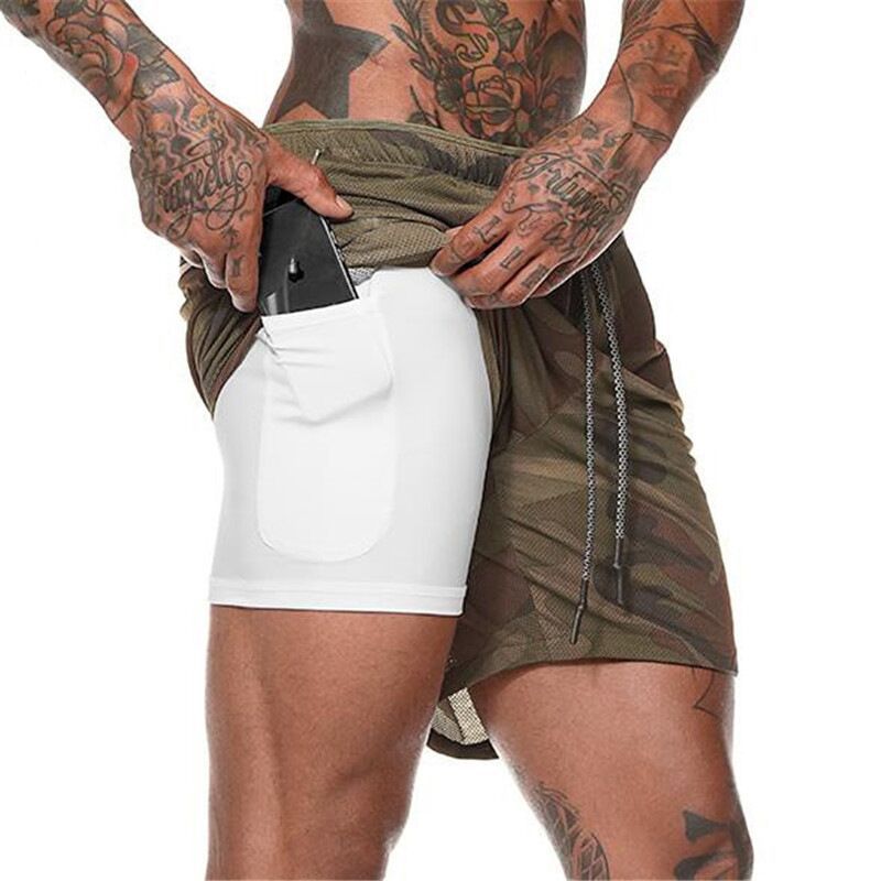 ✨Men's 2 in 1 quick-dry gym shorts