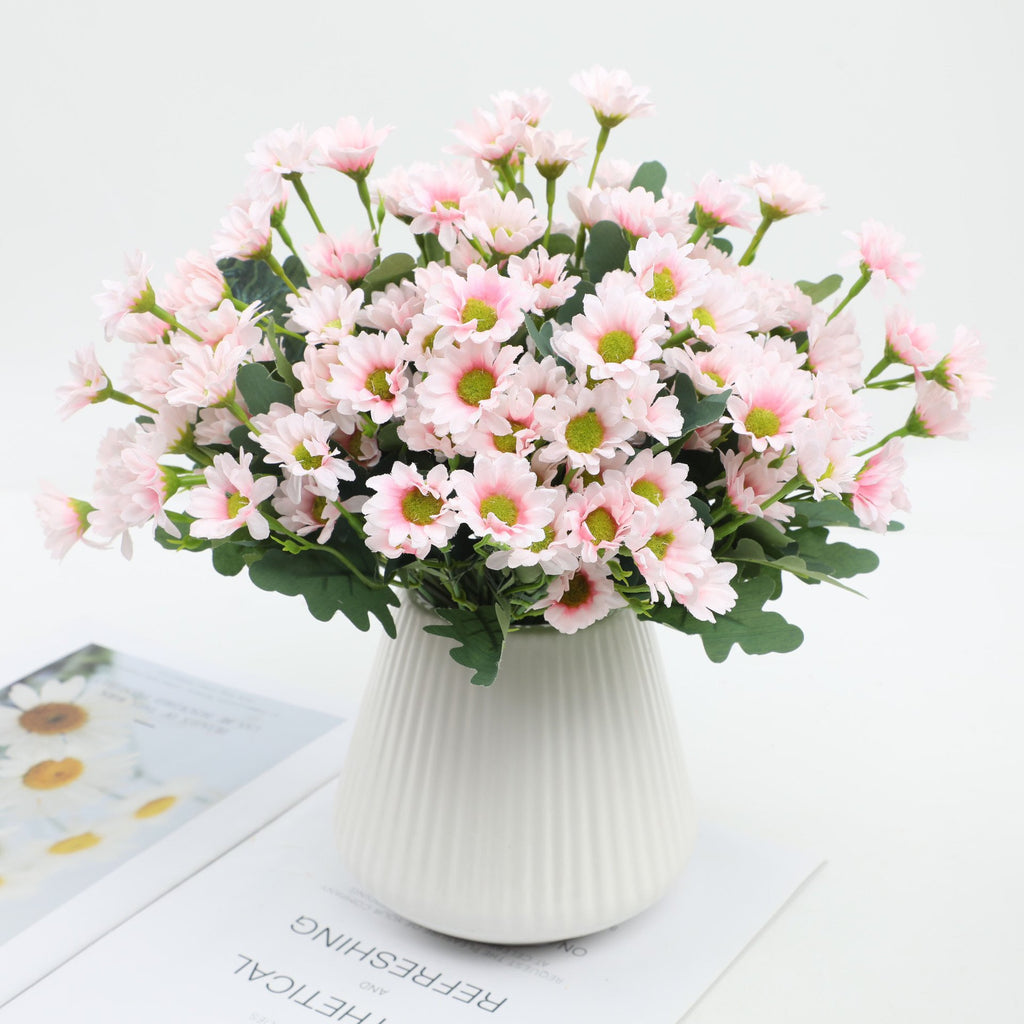 💥Artificial Outdoor Sunset Mums Flowers - UV resistant, Waterproof, Windproof