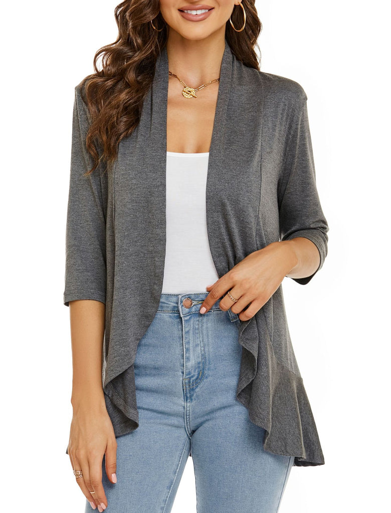 🔥🌺-Women's Casual Lightweight Open Front Cardigans