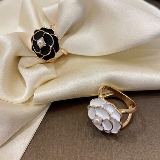 Buy one get one free-Camellia Scarf Buckle