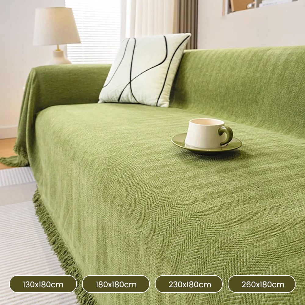 ✨✨Herringbone Chenille Sofa Cover