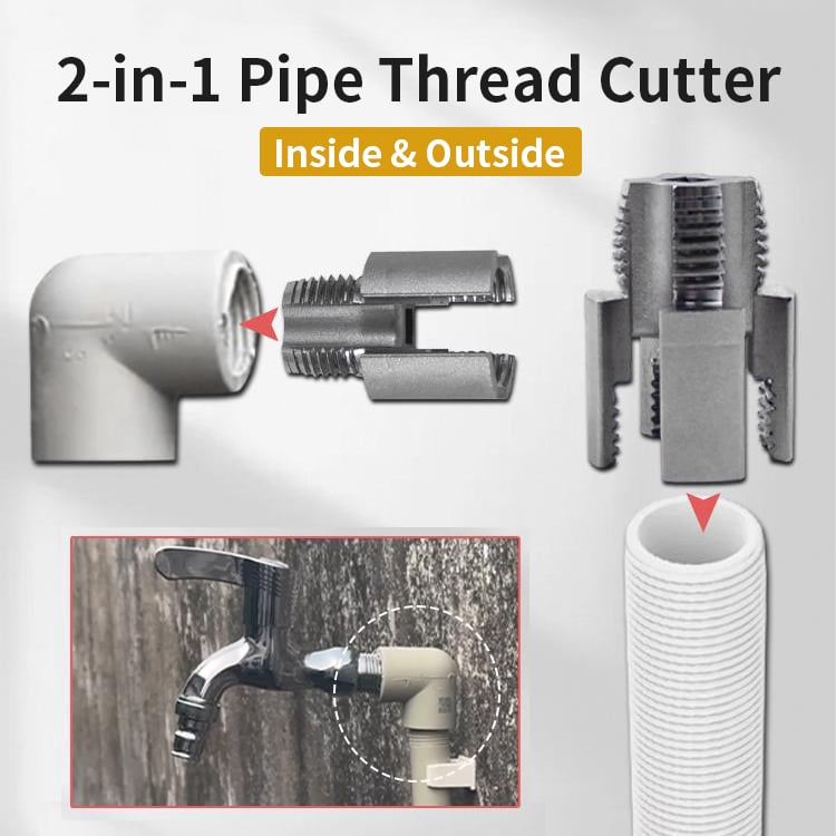 🔩💕Integrated Internal & External Pipe Threading Tool