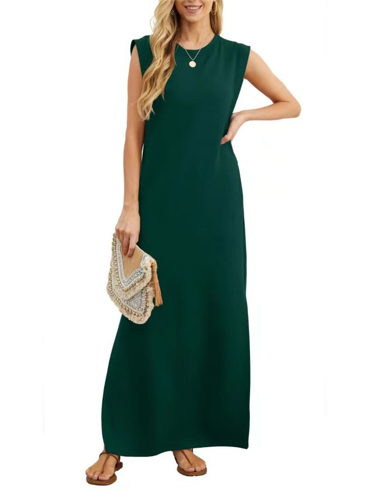 💥💕NEW CASUAL LOOSE SPLIT WRINKLE-FREE MAXI DRESS