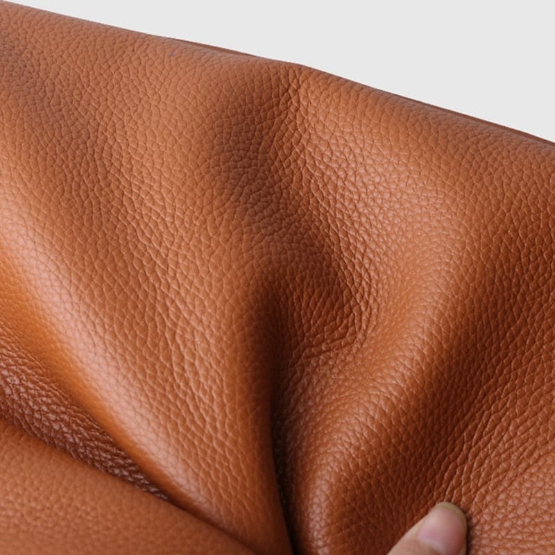 🔥⏰Solid color simple genuine leather shoulder bag🔥