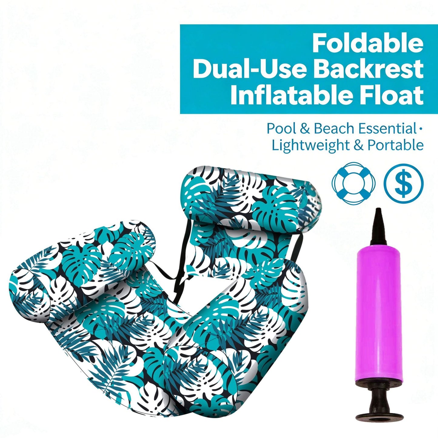 🏝️Summer Best-Seller 49% off🏊‍♂️ Foldable Inflatable Pool Lounger