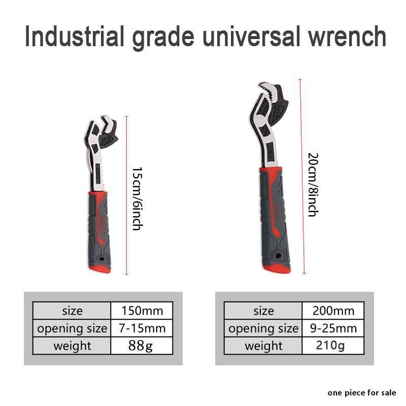 Multifunctional Self-locking Wrench,Multi-model Pipe Flexible Wrench