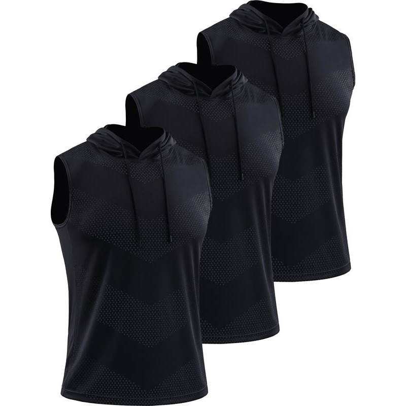 🔥🎁Sleeveless Dri-Fit Hooded Workout Shirts