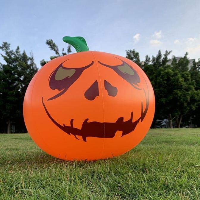 🎃🎃Inflatable Led light-up waterproof eyeball pumpkin 13 colours with remote control