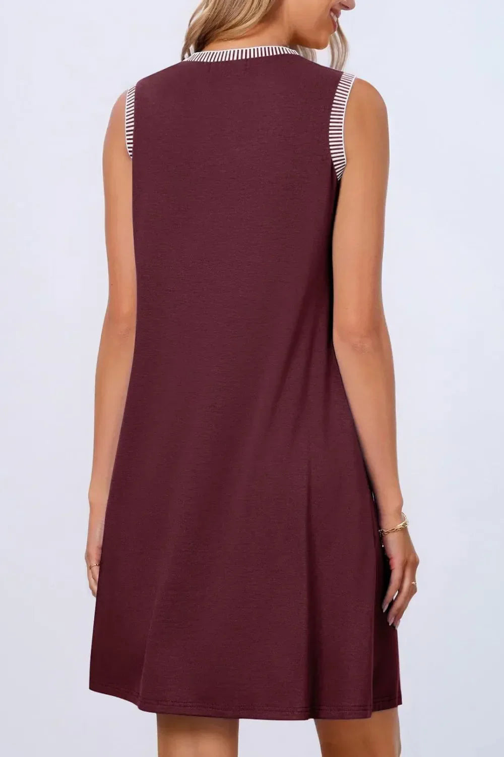 💃Women's Casual Sleeveless Crew Neck Midi Dress