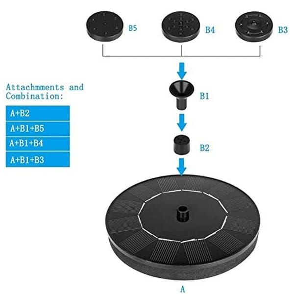 🎁Best Mother's Day Gift Of 2024🎁 - Solar outdoor fountain-The perfect garden decoration