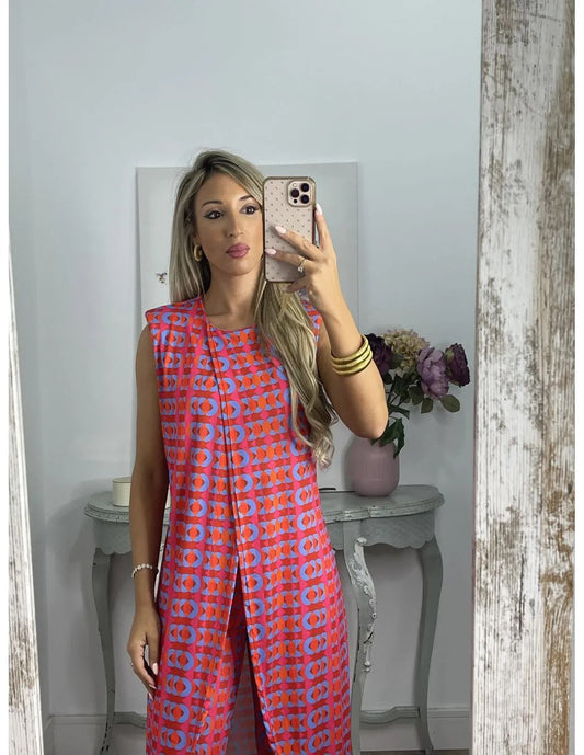 Abstract Printed Comfy Suit For Women (Buy 2 Free Shipping)