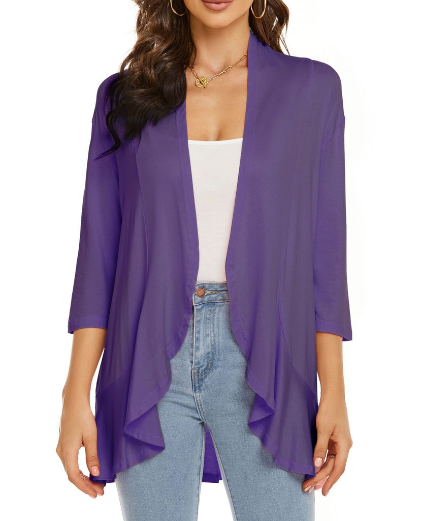 🔥🌺-Women's Casual Lightweight Open Front Cardigans
