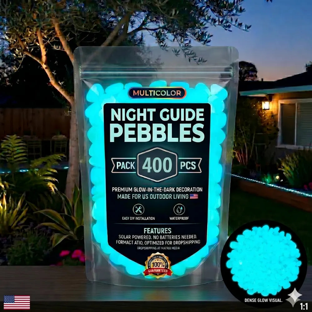 🌟Glowing Garden Pebbles——Make your garden beautiful