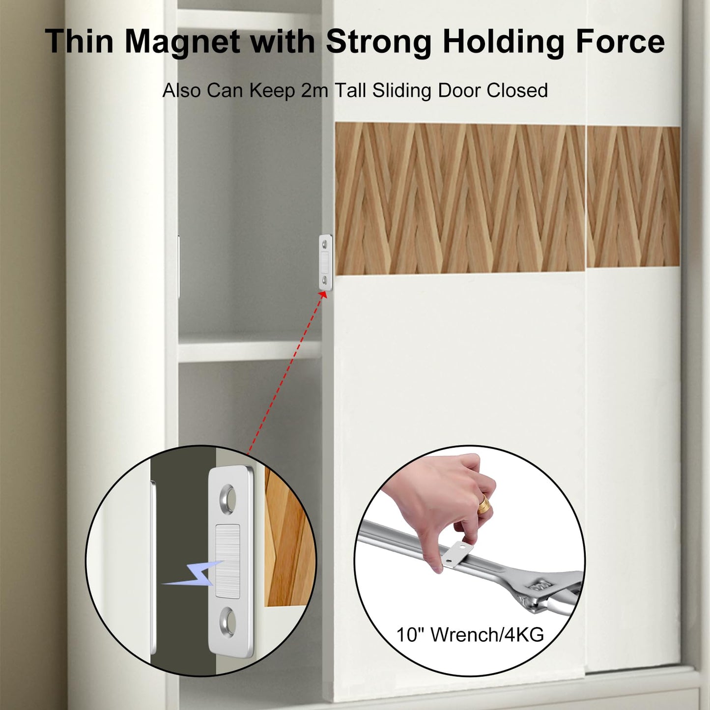 Ultra Thin Magnetic Cabinet Door Catch