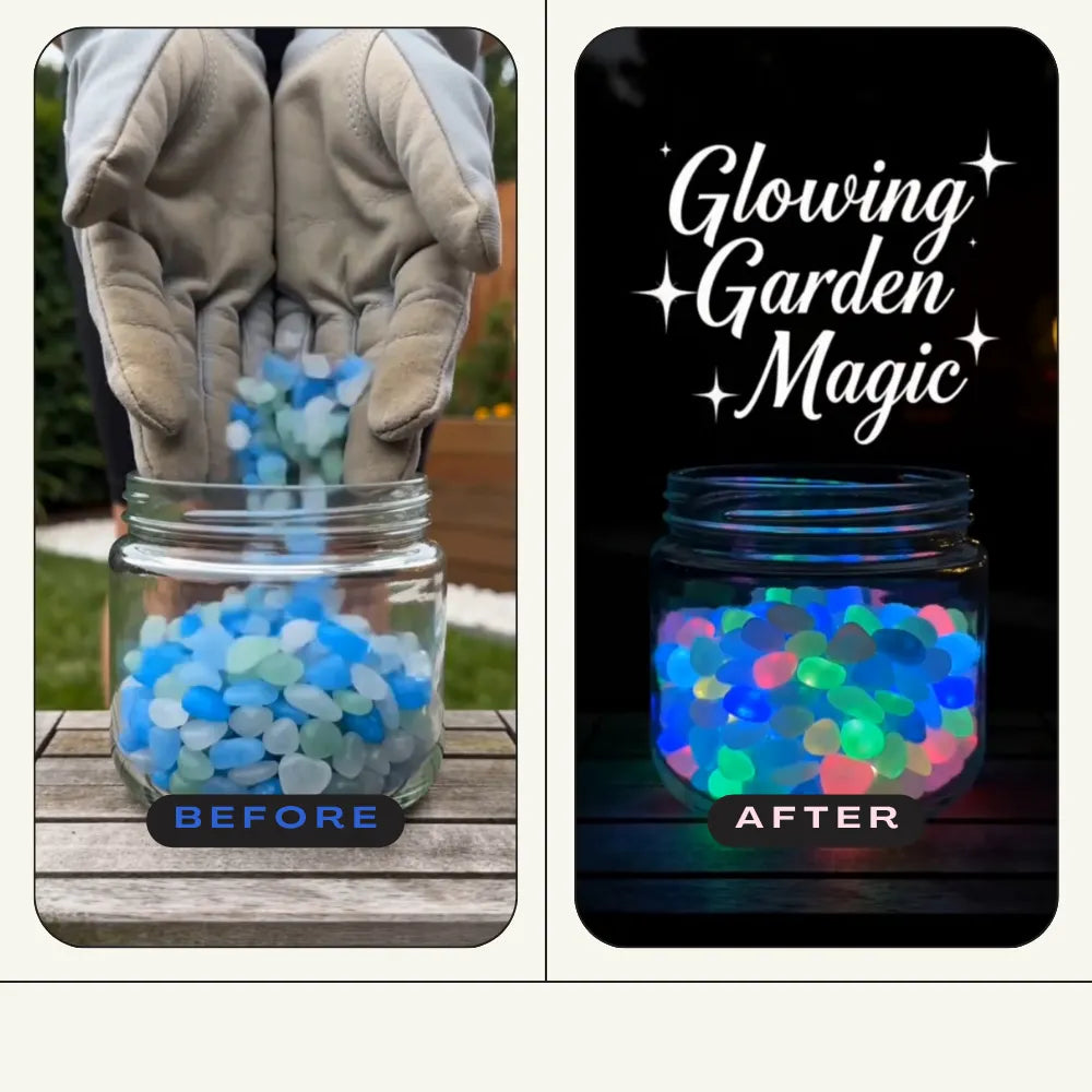 🌟Glowing Garden Pebbles——Make your garden beautiful