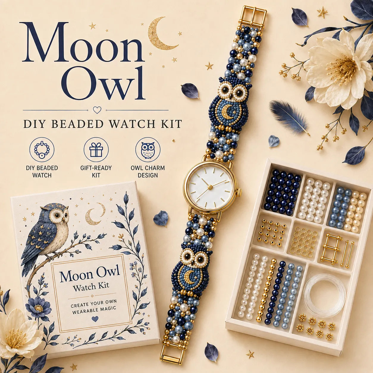 ⌚️✨ DIY Beaded Charm Watch Kit Collection