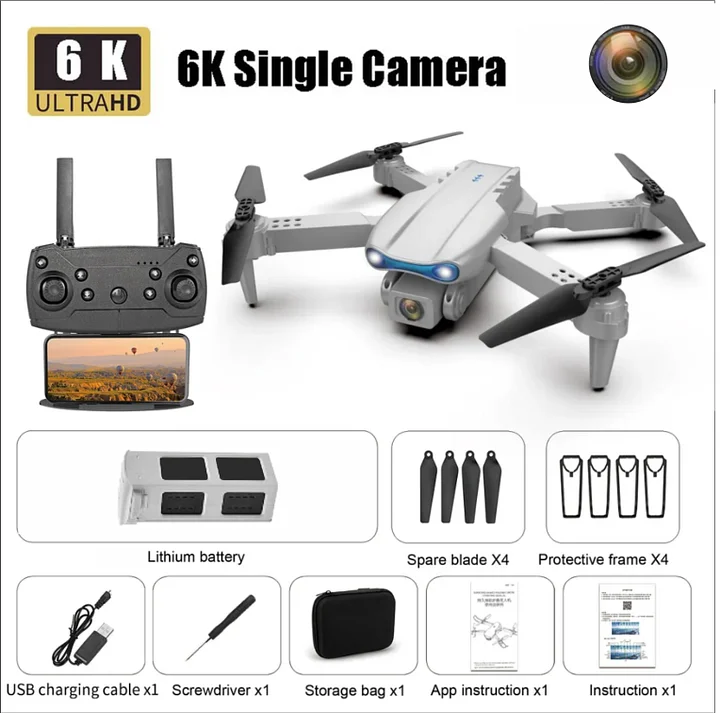 🎁🚁-LATEST Drone with 6k UHD