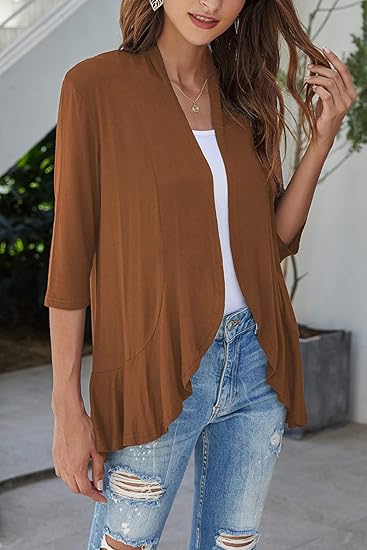 🔥🌺-Women's Casual Lightweight Open Front Cardigans