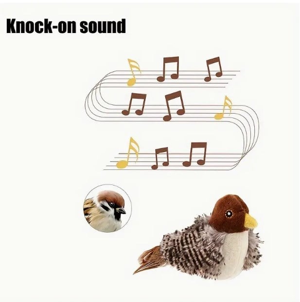 🐾Interactive Chirping Bird Cat Toy✈️