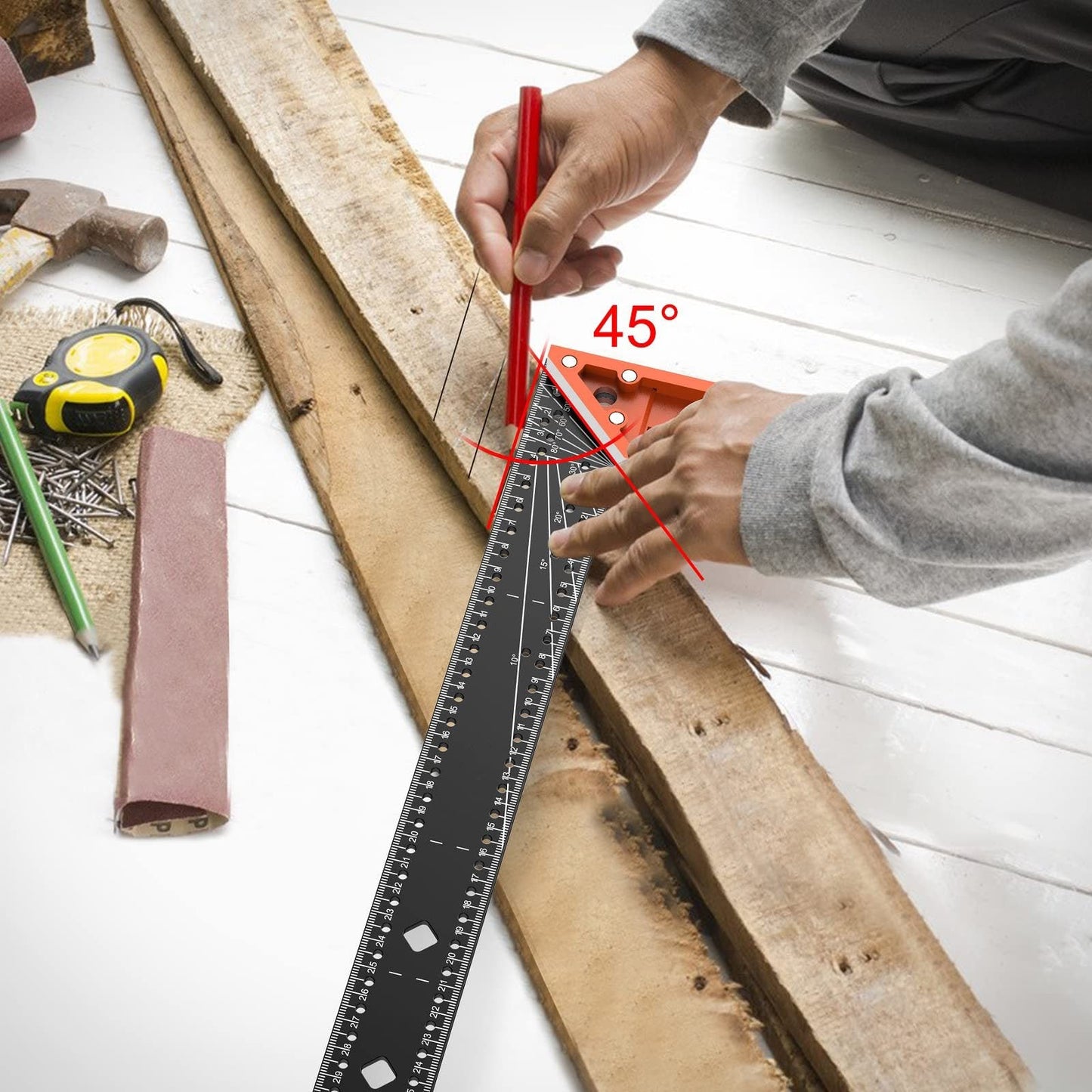 🔥🛠️-Multi-angle measuring ruler
