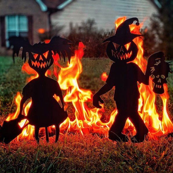 👻Cute and Unique Ghost Zombies - Halloween Yard Decor Metal  Art👻